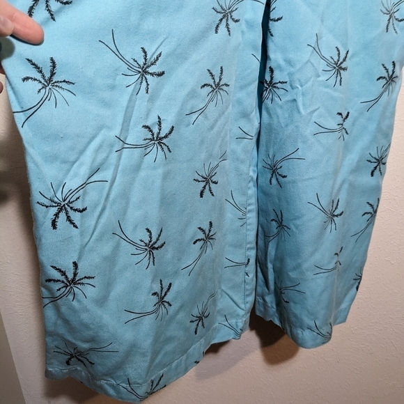 Jessica Simpson kids tencel palm tree wide leg jumpsuit - Picture 3 of 5